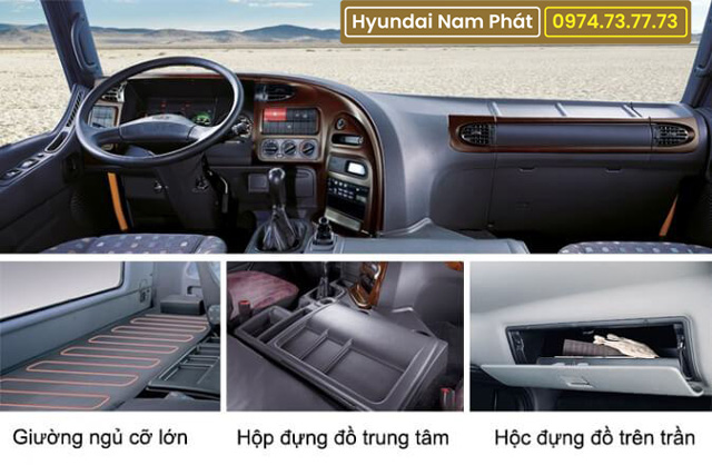 Xe đầu kéo Hyundai HD1000 Euro 5 | Động cơ 410 mã lực, không dùng Urea